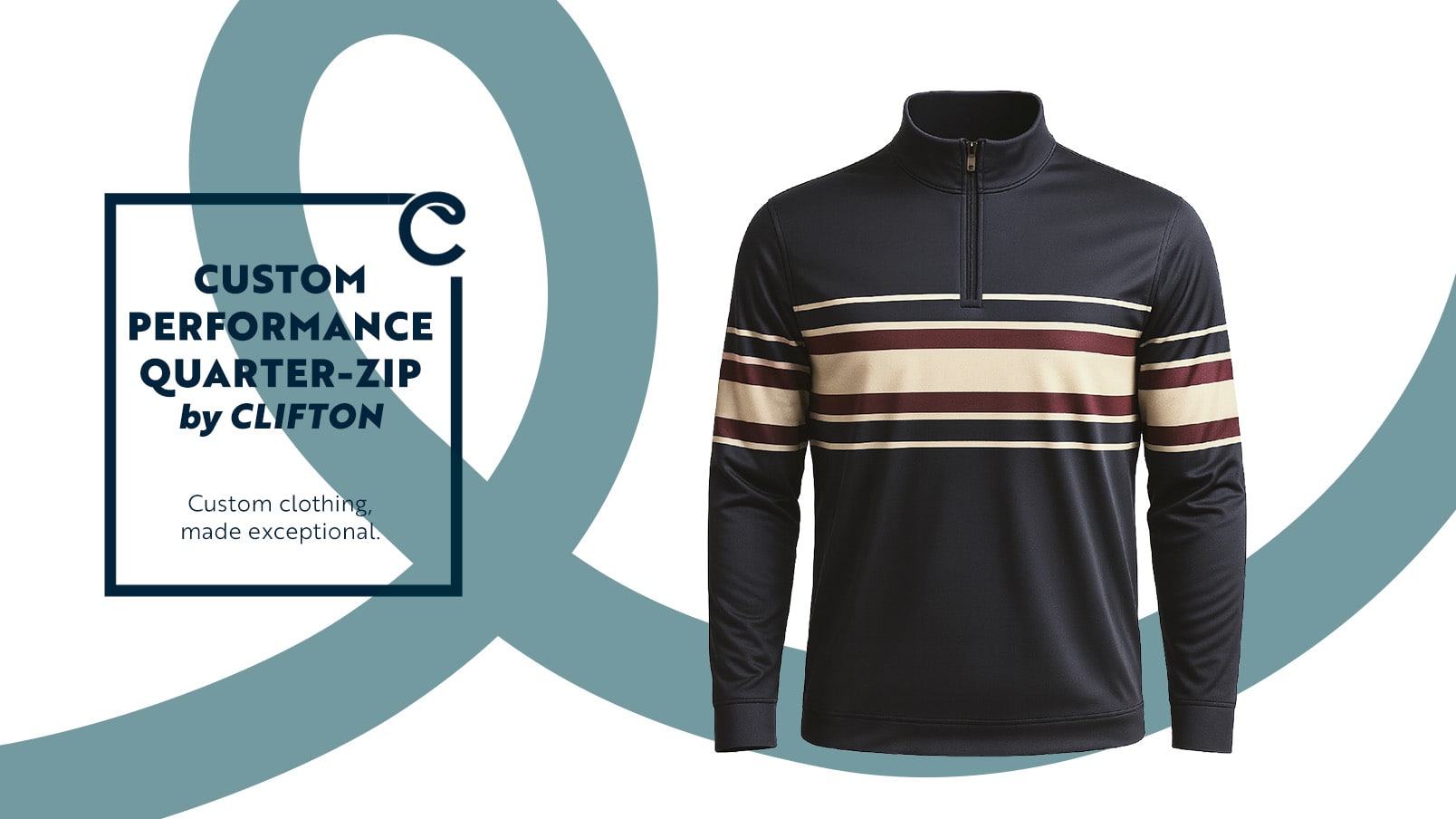 CLIFTON Sherman Custom Performance Quarter-Zip